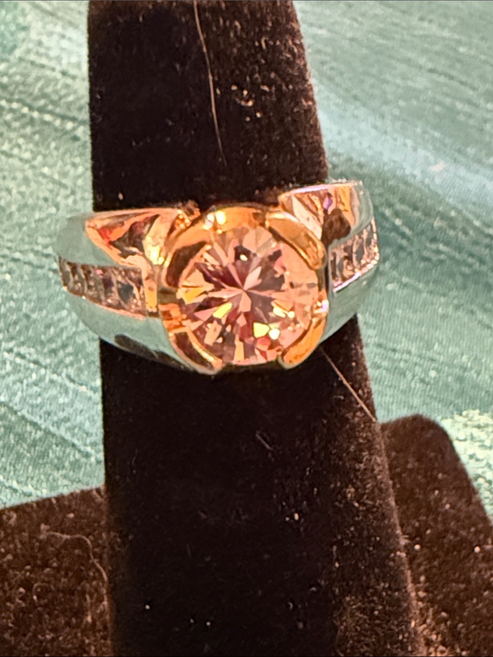 True tone, CZ Centerstone Women's Ring